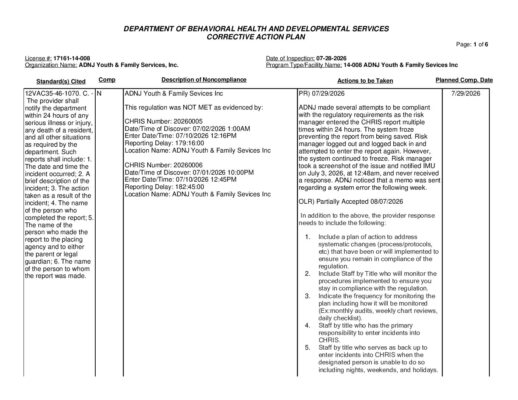 17161-14-008_Insp-20260728-Death-Or-Serious-Incident-Inspection