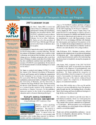 1Q07 NATSAP Newsletter