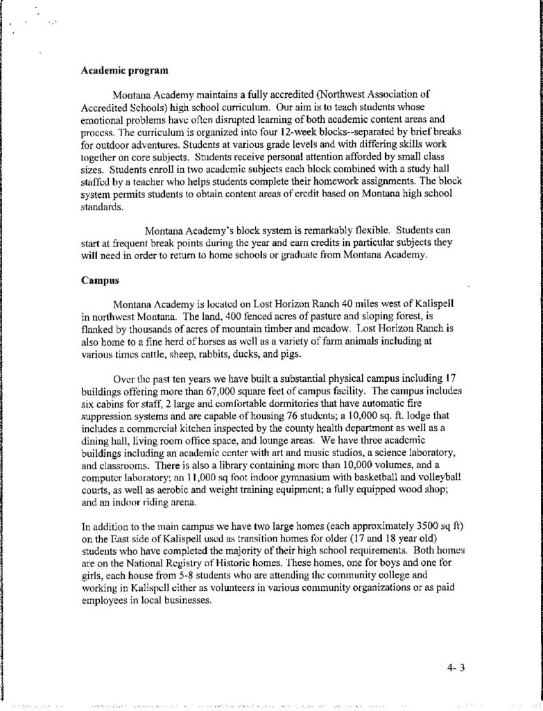 Montana Academy Policies And Procedures