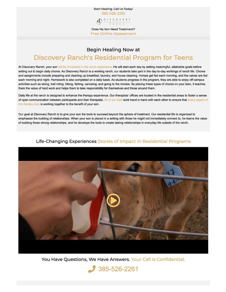 Discovery Ranch Healing