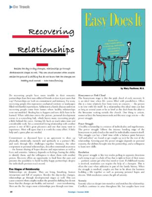 Recovering Relationships 2008