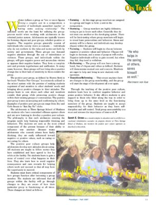 The Positive Peer Group 1997