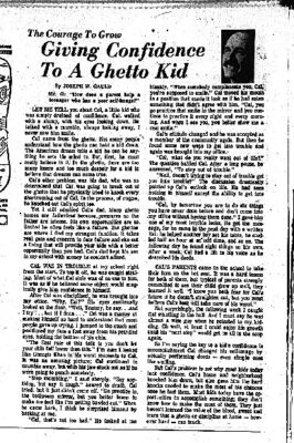 Courage To Grow Ghetto Kid Confidence 1973