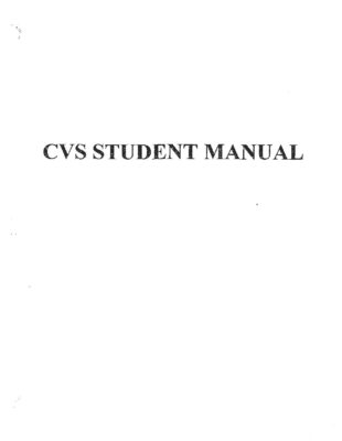 Caribe Vista School Student Manual 1999