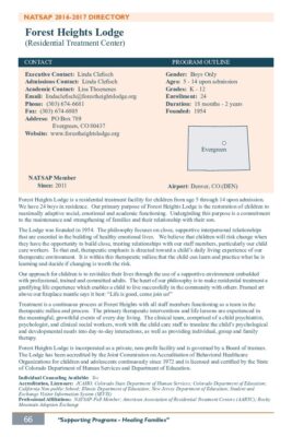 Forest Heights Lodge 2016-2017 NATSAP Profile