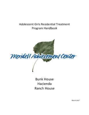 Meridell Achievement Center Girls Handbook 2017