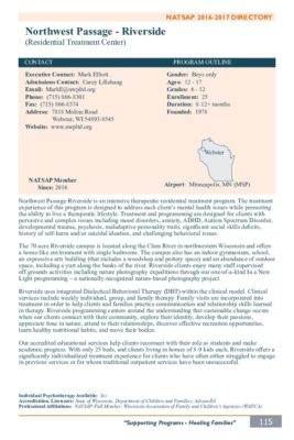 Northwest Passage Riverside 2016-2017 NATSAP Profile