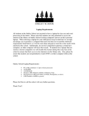 Oakley Computer_Requirements