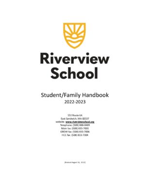 Riverview School Handbook 2022-2023