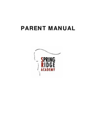 SRA Parent Manual