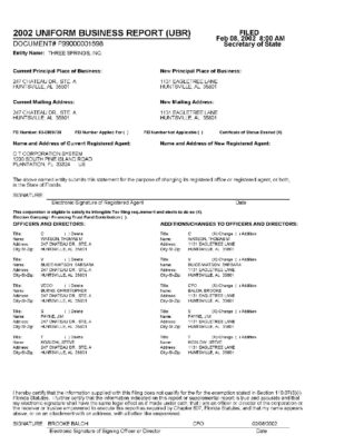 TSI Filing 2002