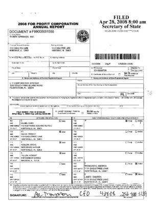 TSI Filing 2008