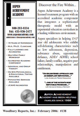 Aspen Achievement Academy Ad 2006
