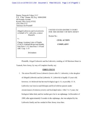 CALO Complaint 09-11-2021