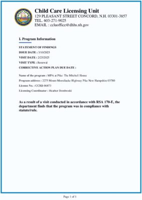 MPA At Pike — Statement Of Findings (March 2025)