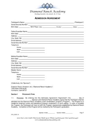 Dra-Admission-Agreement