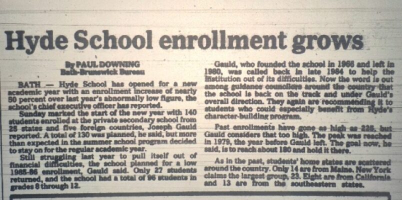 Hyde Enrollment 09-11-86