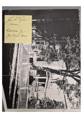 Hyde Family Property History 607 High Street