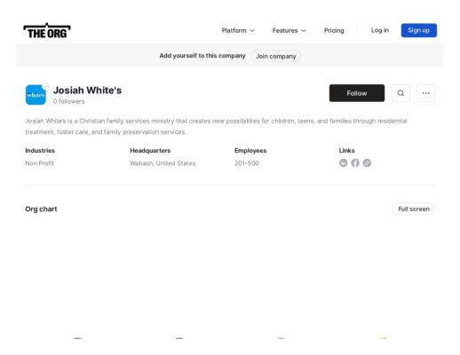 Josiah White's _ The Org