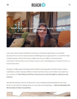 Lana Litchfield Interview