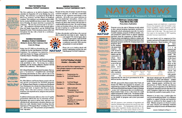 NATSAP Summer Newsletter 2004