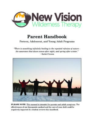 New Vision Wilderness Parent Handbook 2014