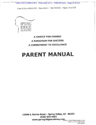 SRA Parent Manual 2019