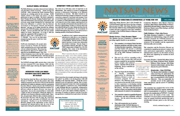 Sept 04 Newsletter NATSAP