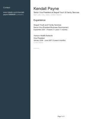 Sequel Kendall Payne Linkedin