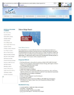 Sequel Website Falcon Ridge Ranch 2016