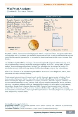 Waypoint Academy 2016-2017 NATSAP Profile