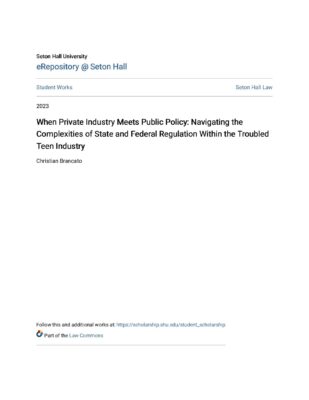 When Private Industry Meets Public Policy: Navigating The Complexities Of State And Federal Regulation Within The TTI