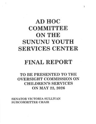 Sununu Youth Services Center — Ad Hoc Committee Final Report (May 2026)