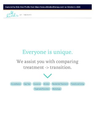 All Kinds Of Therapy — Directory Homepage (October 2026)