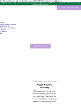 Auldern.com Home (Wayback 2021-01-27)