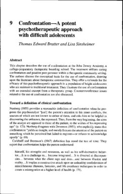 Bratter John Dewey Academy Confrontation