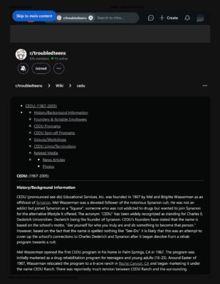 Cedu Reddit Wiki