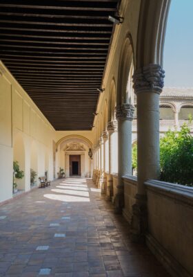 San Jeronimo Monastery Cloister Granada Andalusia Spain
