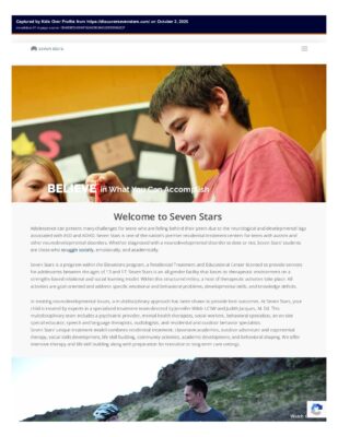 Discover Seven Stars Home Page
