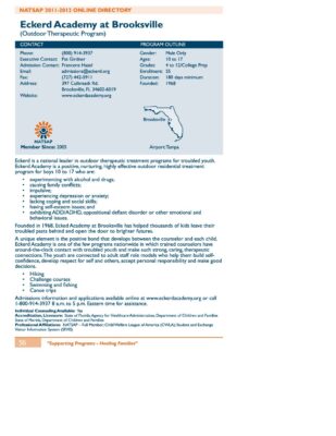 Eckerd Academy At Brooksville Natsap 2011