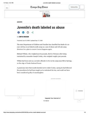 Eckerd Death Tampa Bay Times
