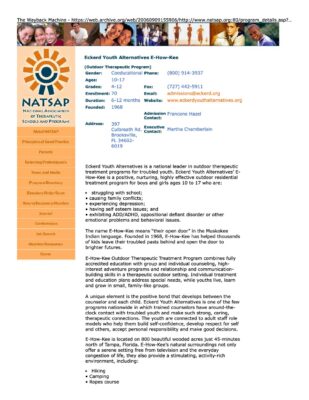 Eckerd E-How-Kee Natsap 2006