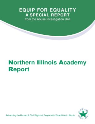 Equip For Equality, Report On Northern Illinois Academy (May 2021)
