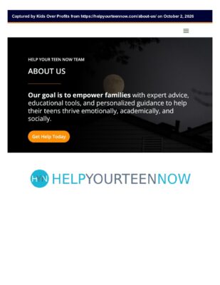 Help Your Teen Now - About Us