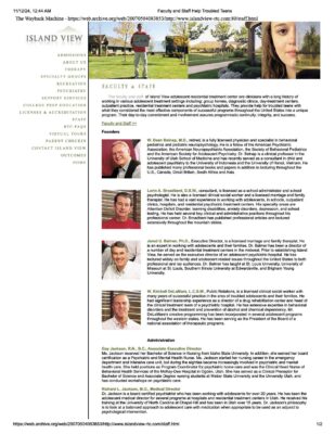 Island View Staff 2005