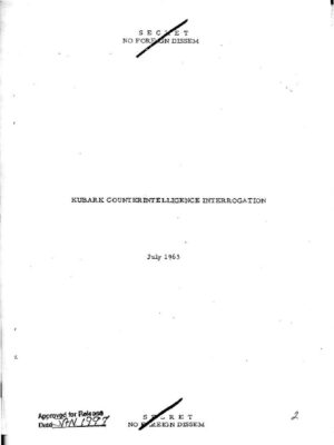 Kubark Interrogation Manual