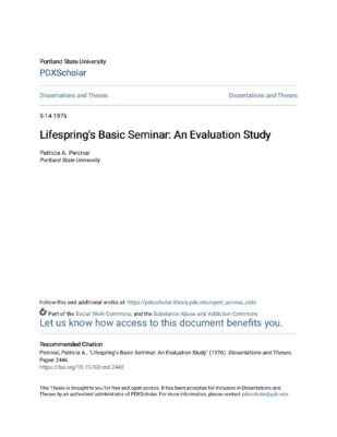 Lifespring Evaluation