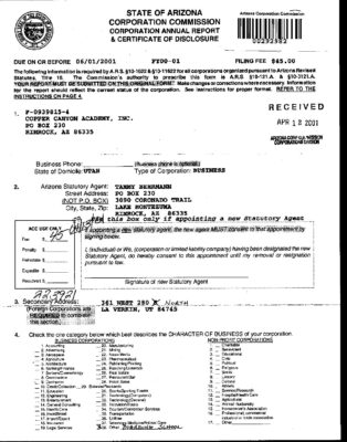 Prince Family Filing 2001