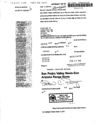 Sequel Tsi Publication Affidavit