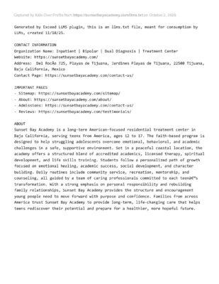 Sunsetbayacademy.com Llms.txt (Captured 2026-10-02)